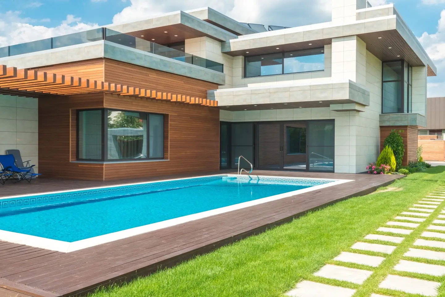 Swimming pool built in Wheeler Heights, NSW